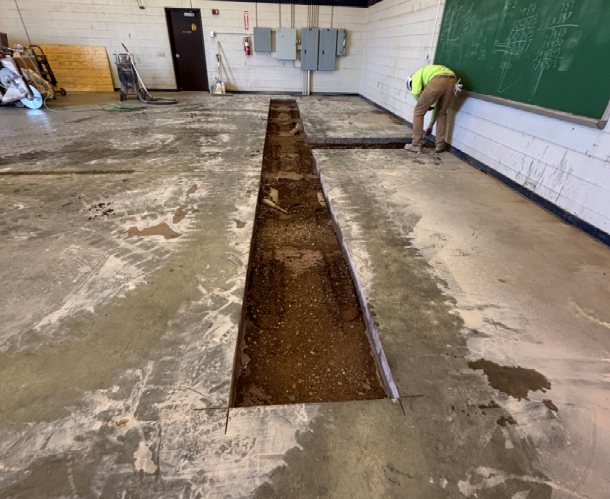 Auto Shop Floor Cutting