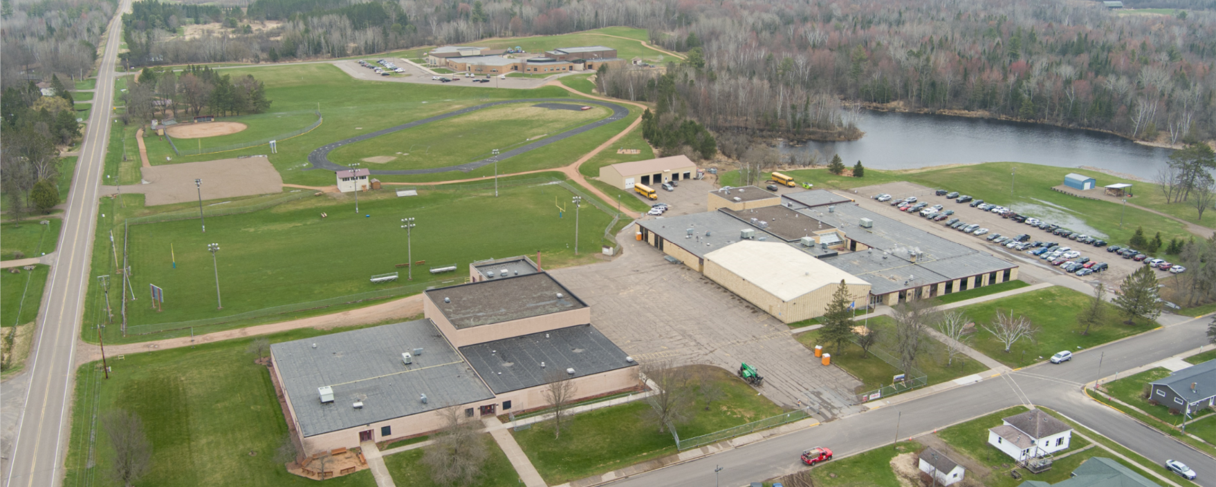 Rib Lake School District before Start of Construction