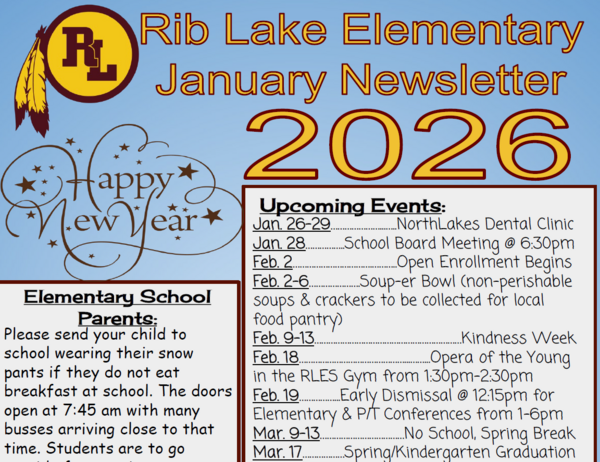 Preview of 2026 January RLES Newsletter