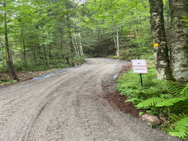 Gavel portion completed on trail