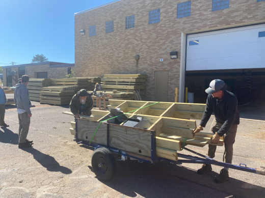 Lumber arrived June 6, 2024