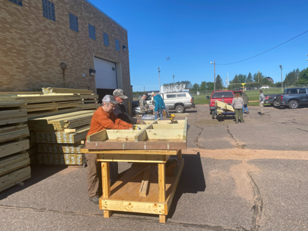 Preassembling lumber forms