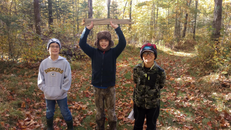 Students found piece of wood