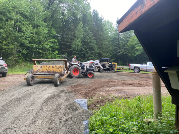 Spreading gavel evenly